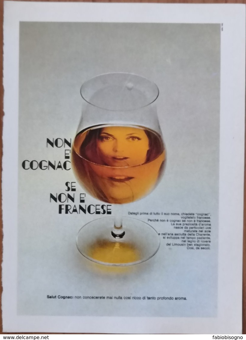 1968 - SALUT COGNAC - 1 Pag. Pubblicità Cm. 13x18 - Alcoolici