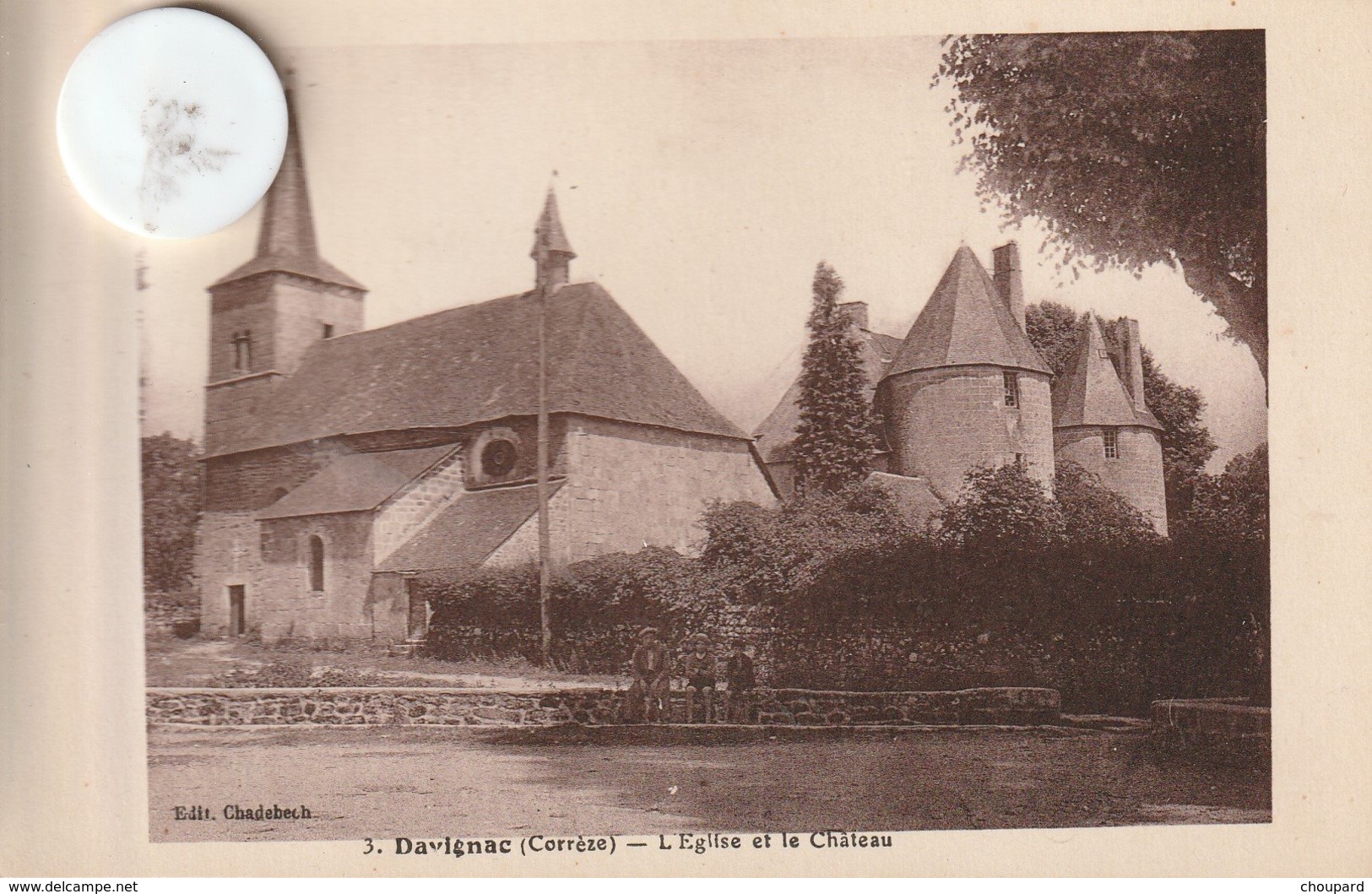 19 - Carte Postale Ancienne De DAVIGNAC  L'Eglise - Other & Unclassified