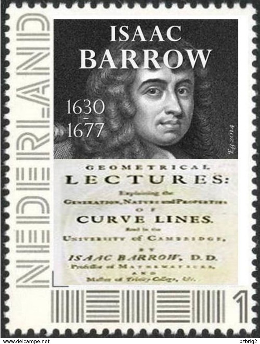 BARROW, I. - English Mathematician - Lucasian Professor Cambridge, Mathematics - Individual Stamp - Sonstige & Ohne Zuordnung