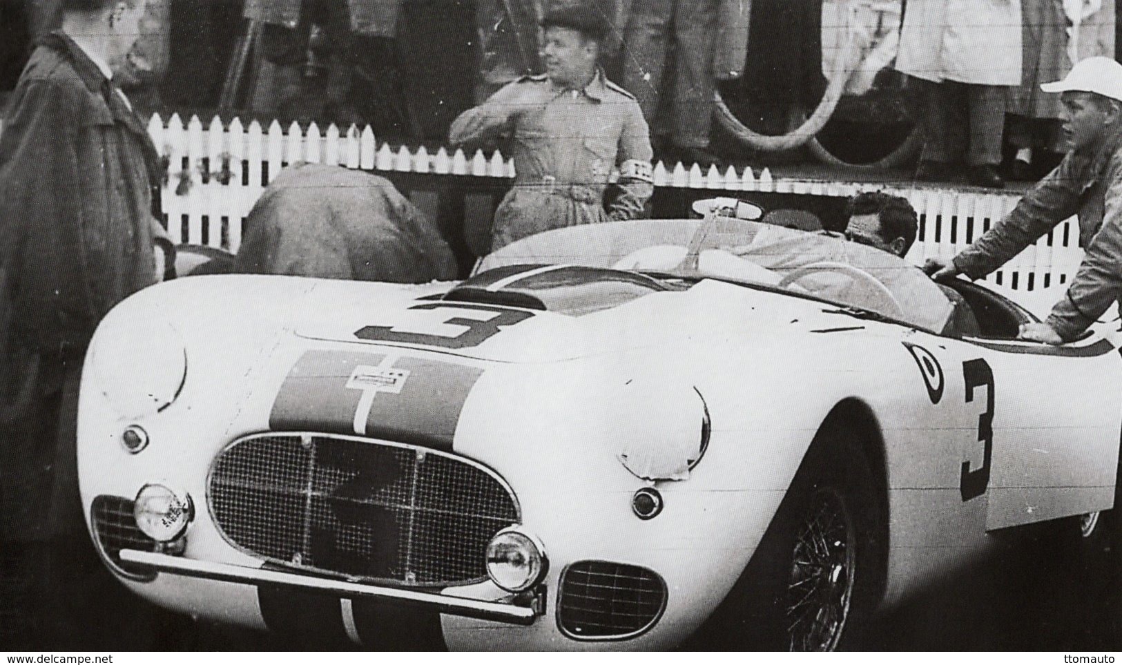 Cunningham C2-R - Pilotes:Briggs Cunningham/George Hunton - (Concurrents Americaine Du Mans 1951)  - PHOTO 15x10cms - Le Mans