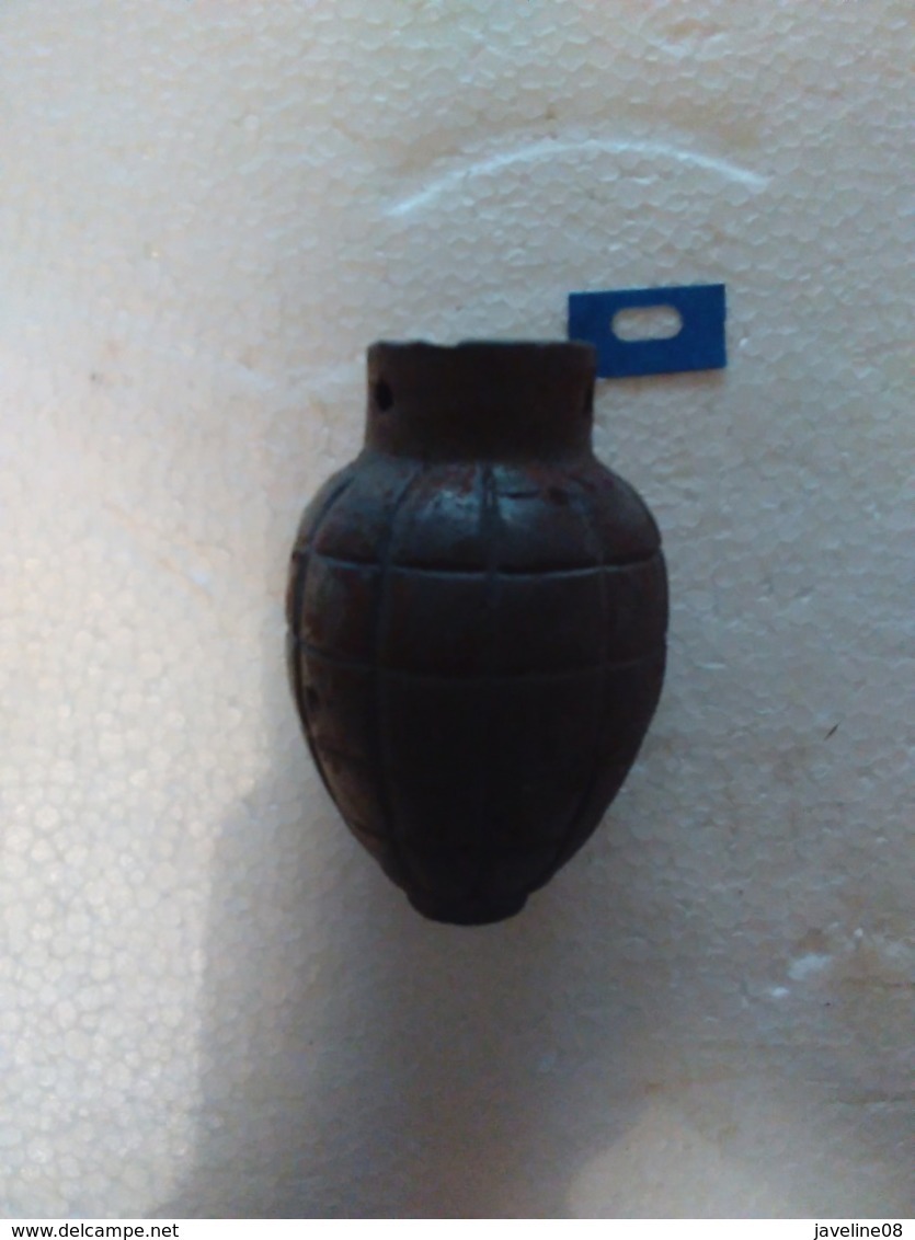 Corps Grenade Citron Foug - Ww1 - INERTE. - Armes Neutralisées