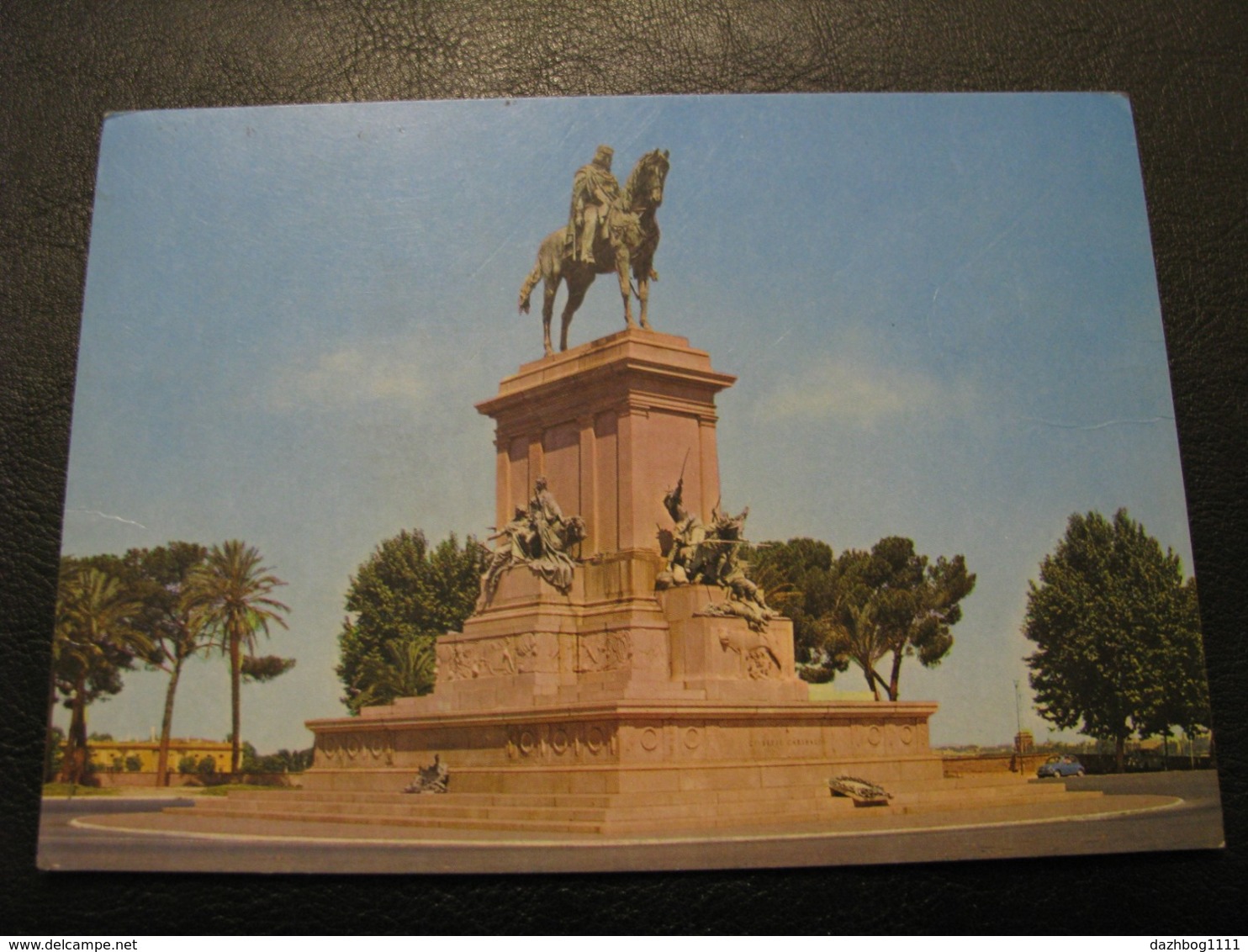 Italy Unused Postcard Clean Roma ( Rome ) Janiculum Monument To Giuseppe Garibaldi - Other Monuments & Buildings