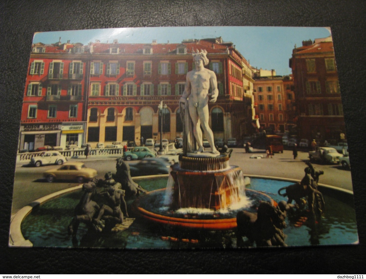 France Unused Postcard Clean  Nice Place Massena Fountain - Squares