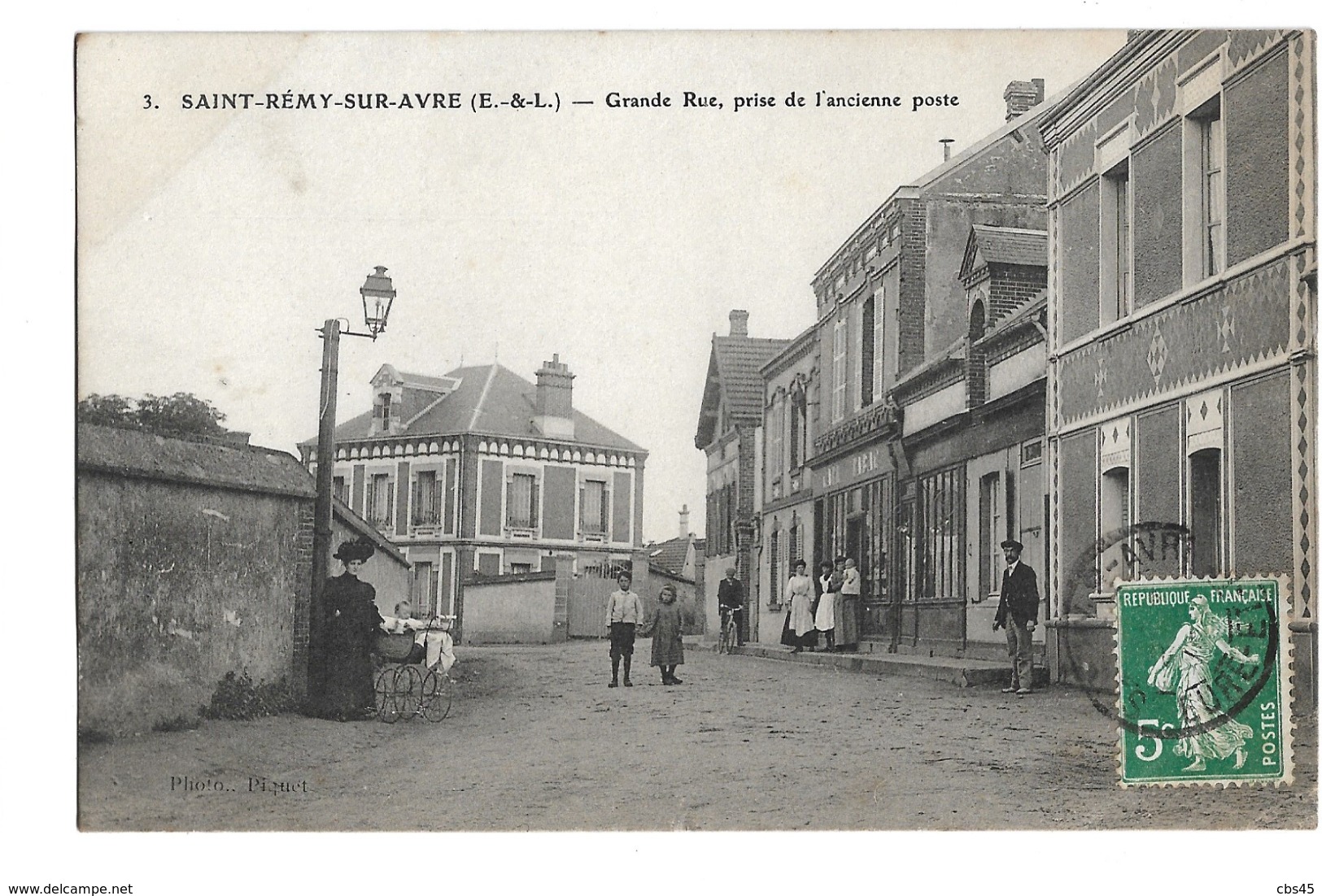 28 - SAINT REMY SUR AVRE - Lot De 5 CPA - Autres & Non Classés