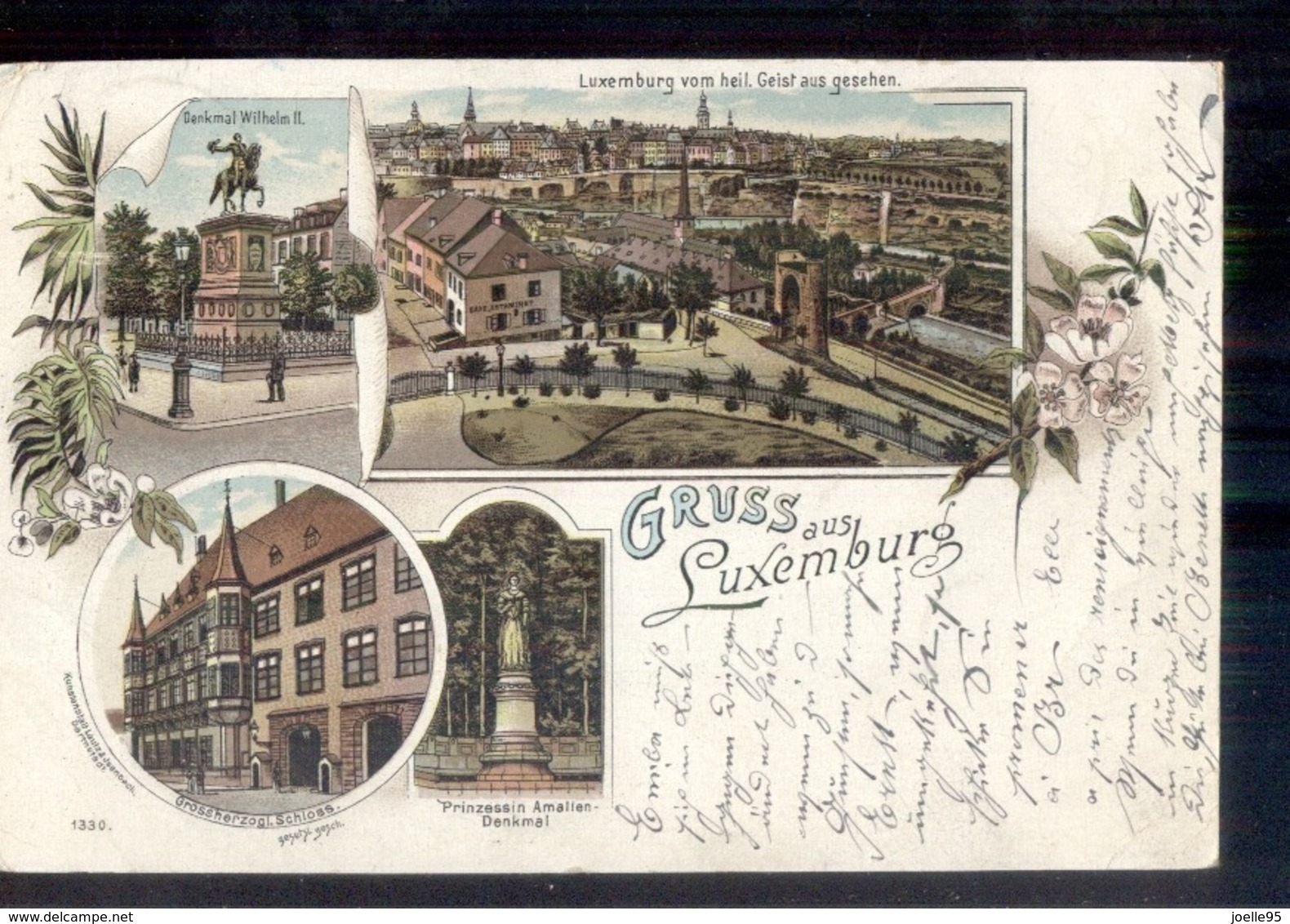 Luxembourg Luxemburg - Litho - Grossherzogl Schloss -   - 1900 - Other & Unclassified