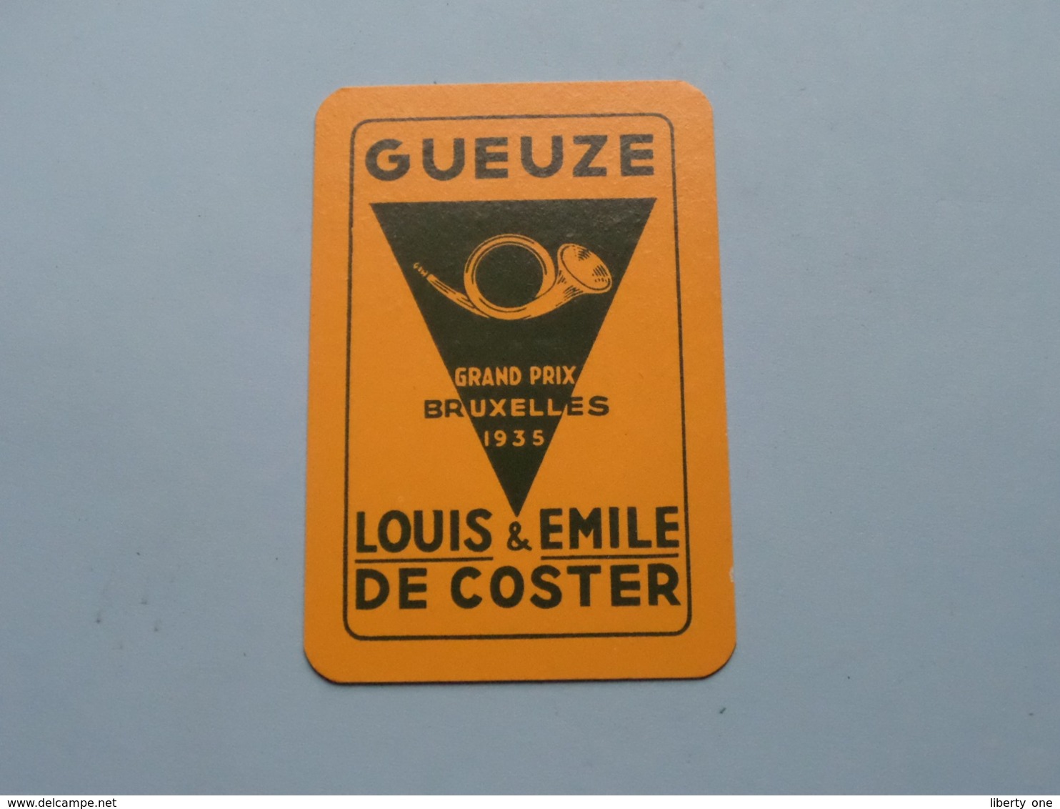 GUEUZE Louis & Emile DE COSTER ( Ruiten 8 ) ( Details - Zie Foto's Voor En Achter ) ! - Cartes à Jouer Classiques