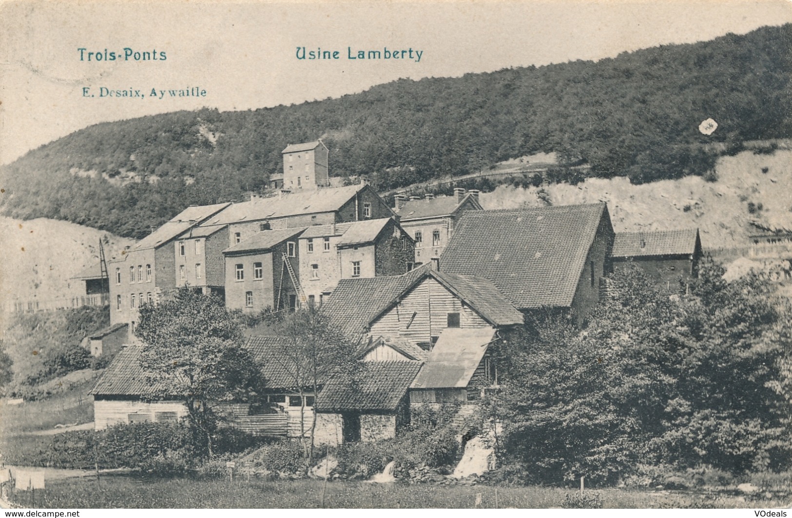 CPA - Belgique - Trois-Ponts - Usine Lamberty - Trois-Ponts