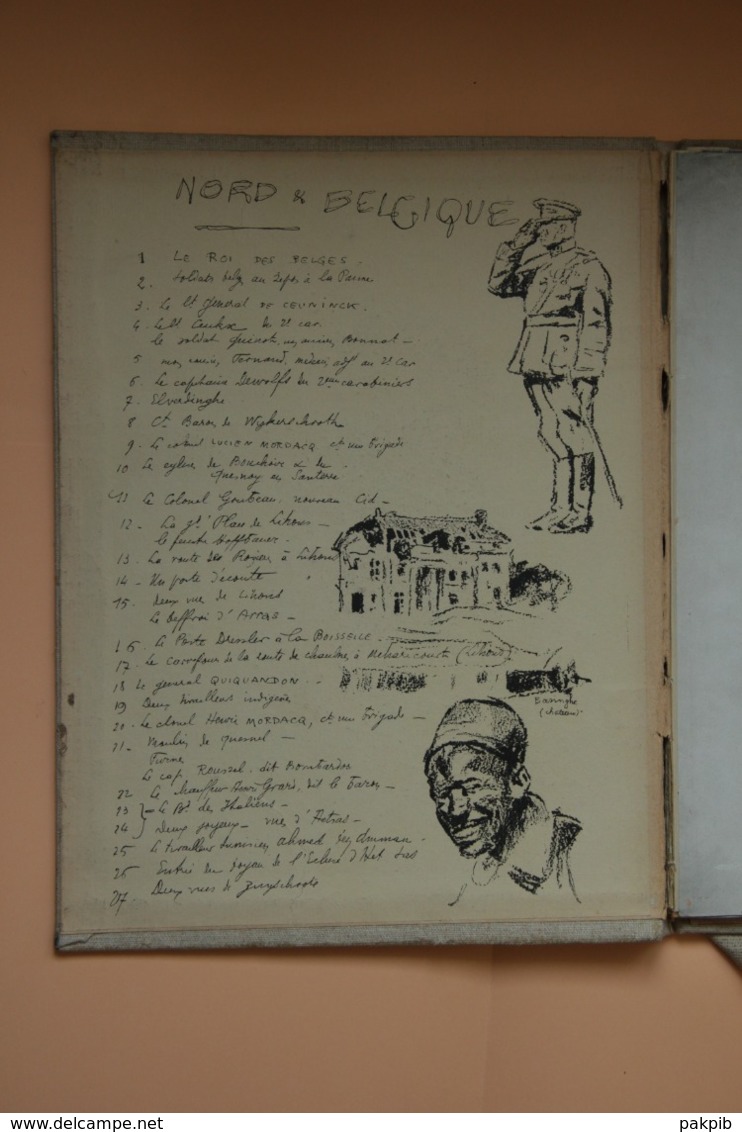 LUCIEN JONAS RECUEIL DE CROQUIS DE GUERRE WW1 RARE - 1914-18