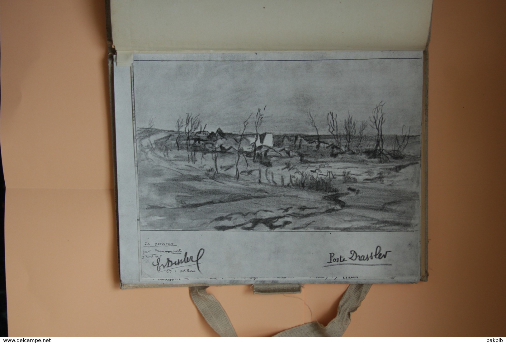 LUCIEN JONAS RECUEIL DE CROQUIS DE GUERRE WW1 RARE