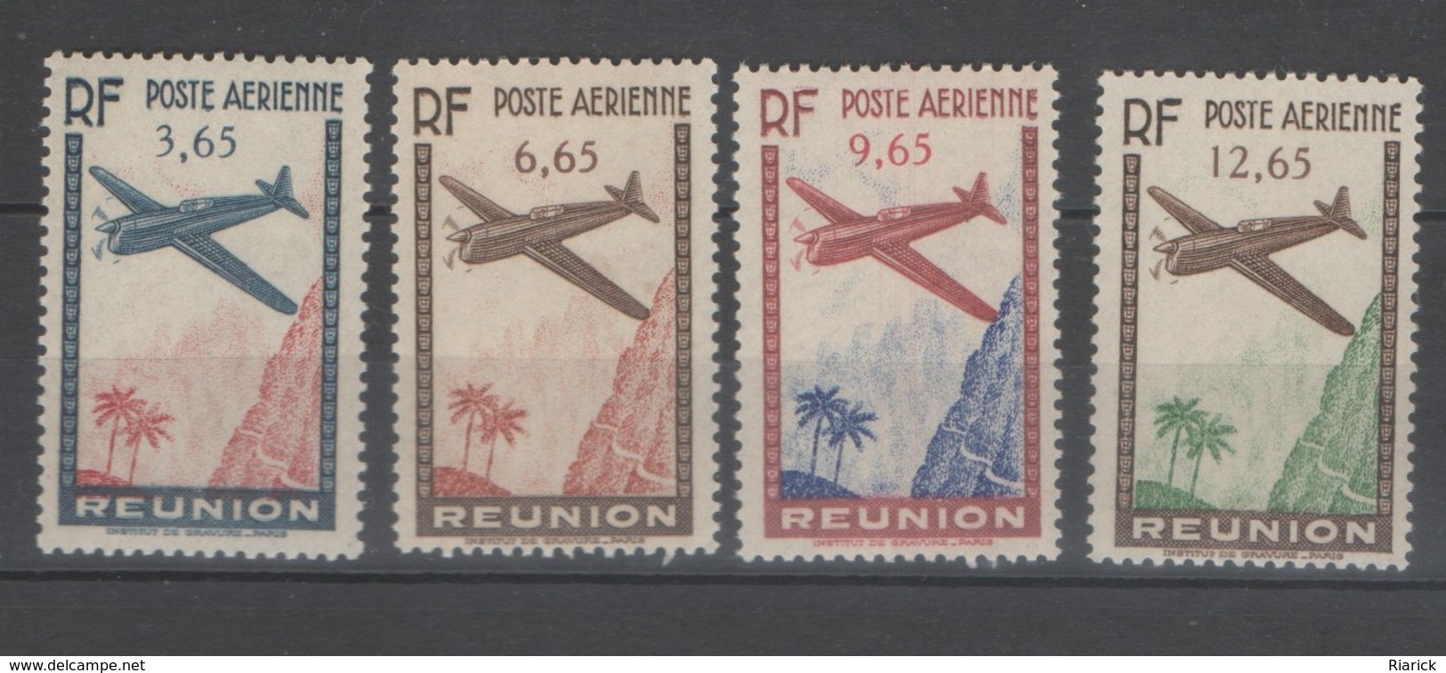 REUNION Yv PA 2/5 XX MNH - - Airmail