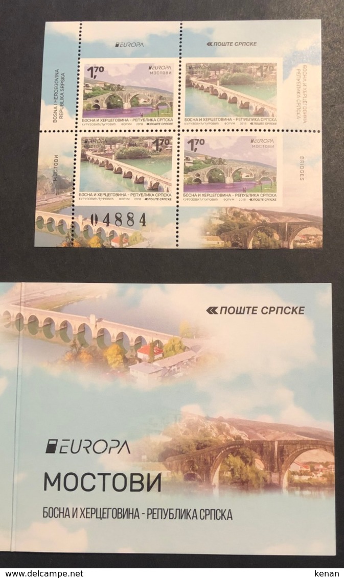 Bosnia And Hercegovina, Republic Oof Srpska, 2018, Mi: 749/50, Booklet (MNH) - 2018