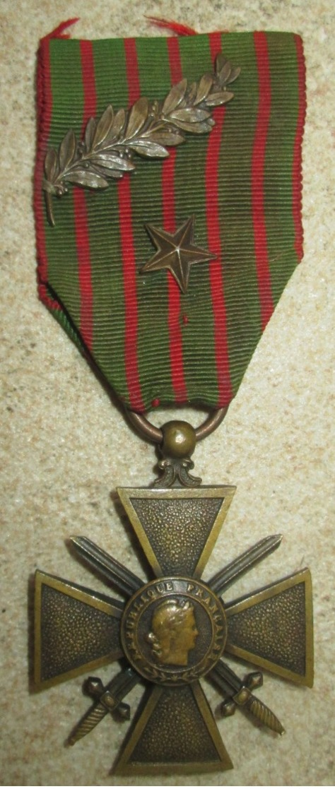 Croix De Guerre 1914-1916 Avec Palme Et étoile - 1914-18