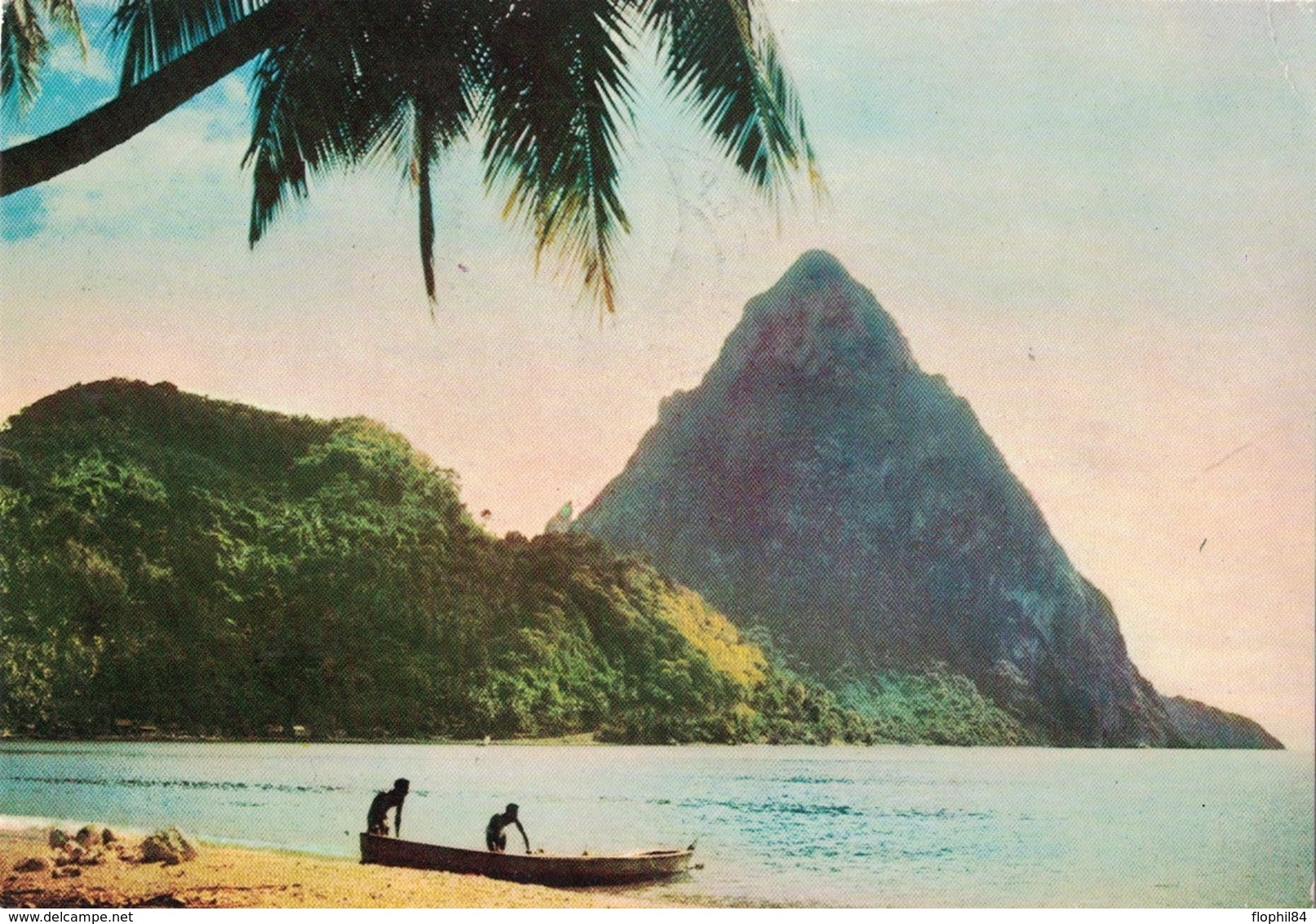 ST LUCIE - IONYL- CROISIERE IONYL AUX PETITES ANTILLES - 1966 - ESCALE A SAINTE LUCIE. - St.Lucia (1979-...)