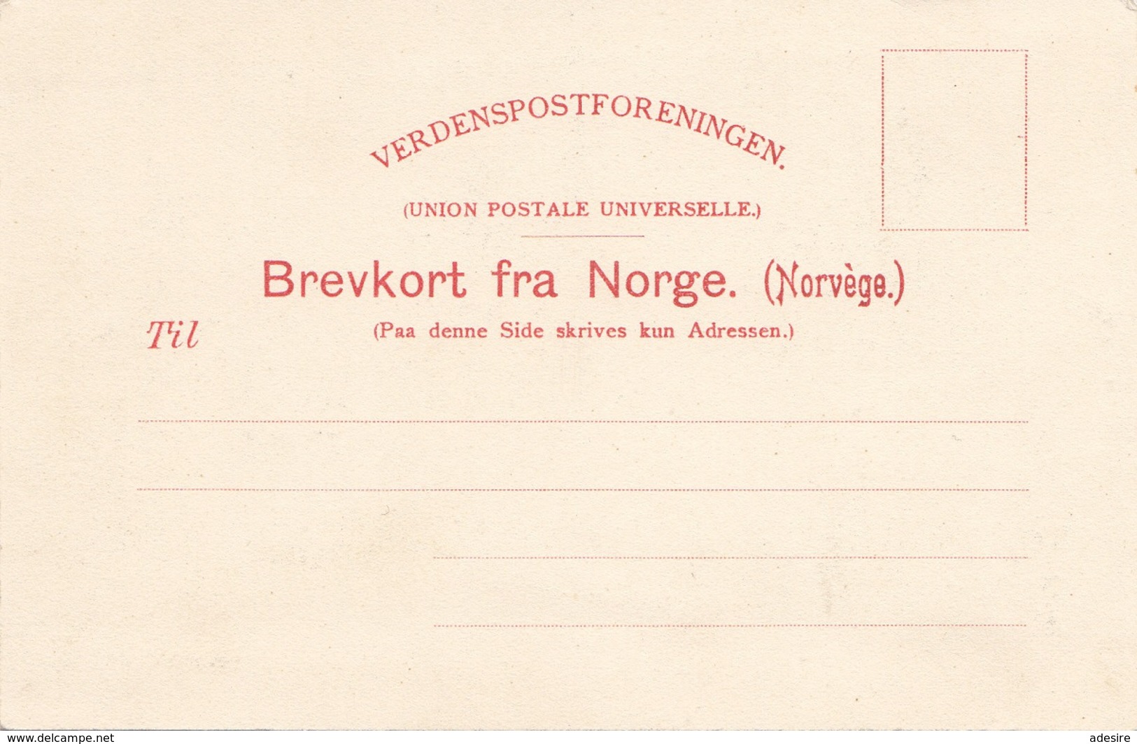 Litho Norwegen SARPSFOSSEN, Nicht Gelaufen Um 1905, Sehr Gute Erhaltung - Norwegen