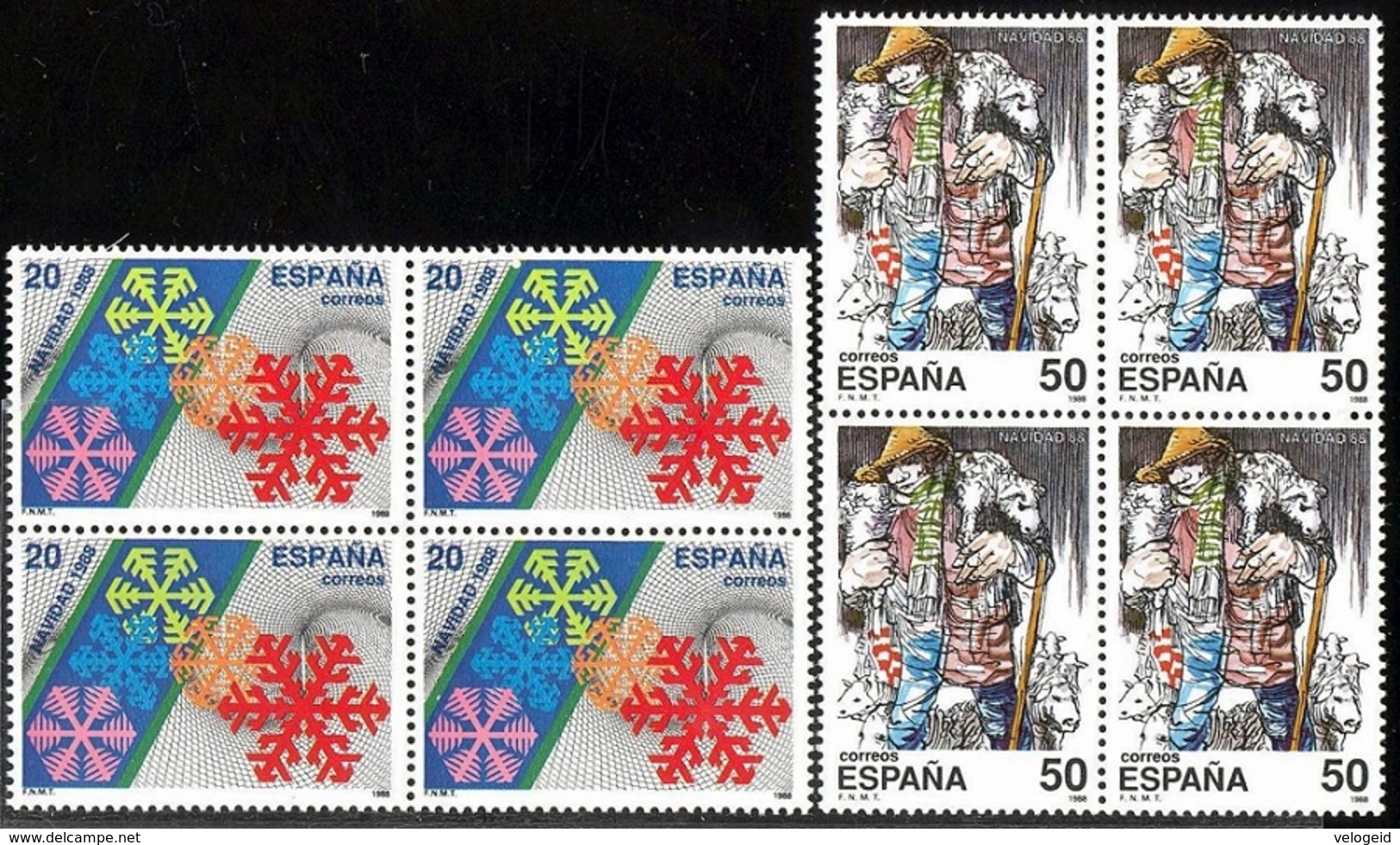 España. Spain. 1988. B4. Navidad. Christmas - Nuevos