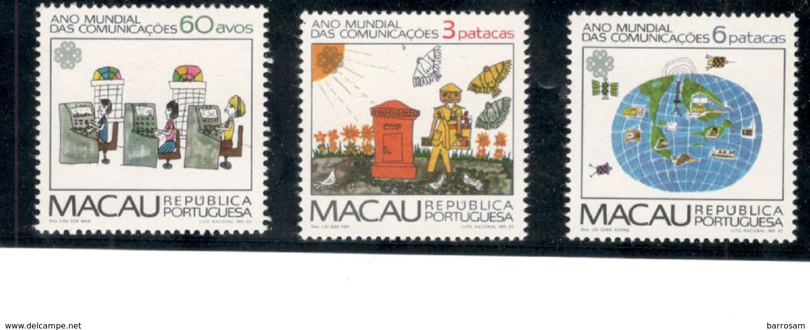 MACAU1983:Michel497-9mnh** - Unused Stamps