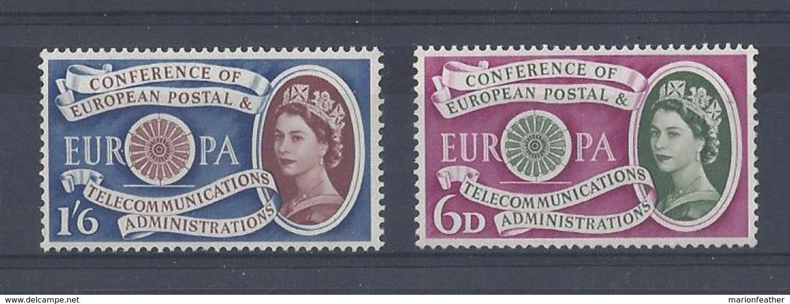 GB......QUEEN ELIZABETH II.(1952-NOW)...." 1960 "...EUROPA SET....MNH.. - 1960