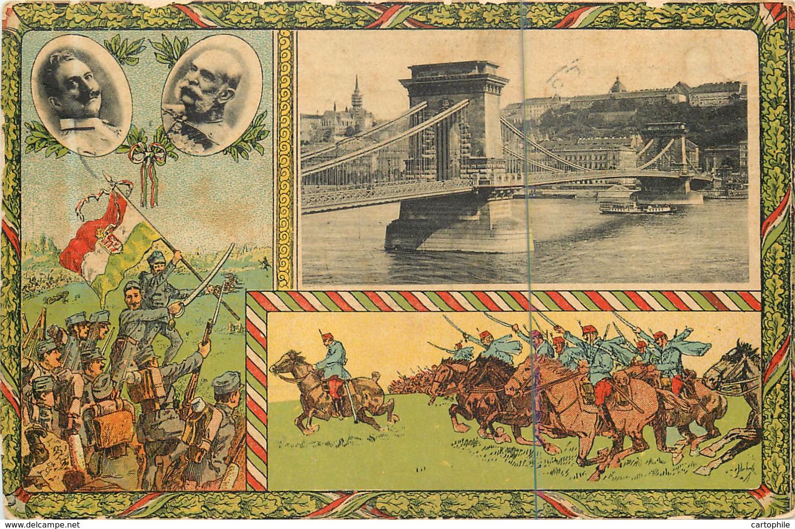 Hongrie - Budapest - Patriotic Postcard In 1915 - Hazafias Képeslap WW1 - Bridge - Hongrie