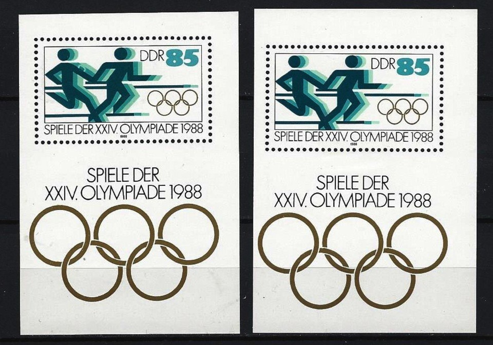 DDR - Block Nr. 94 X 2 Olympische Sommerspiele Seoul Postfrisch - Sonstige & Ohne Zuordnung