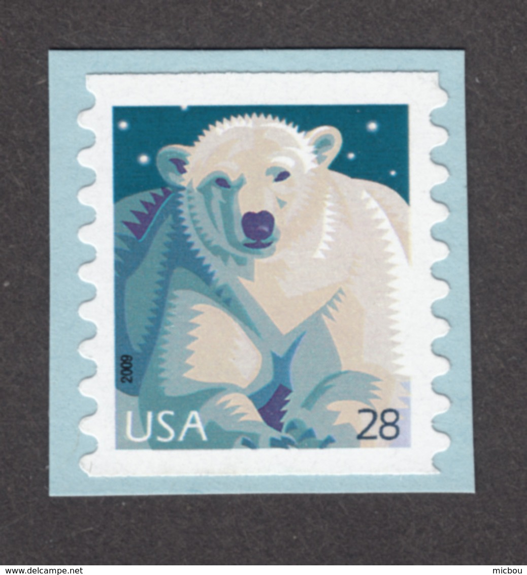 USA, BOBINO, Coil, Roulette, Ours Polaire, Polar Bear - Bears