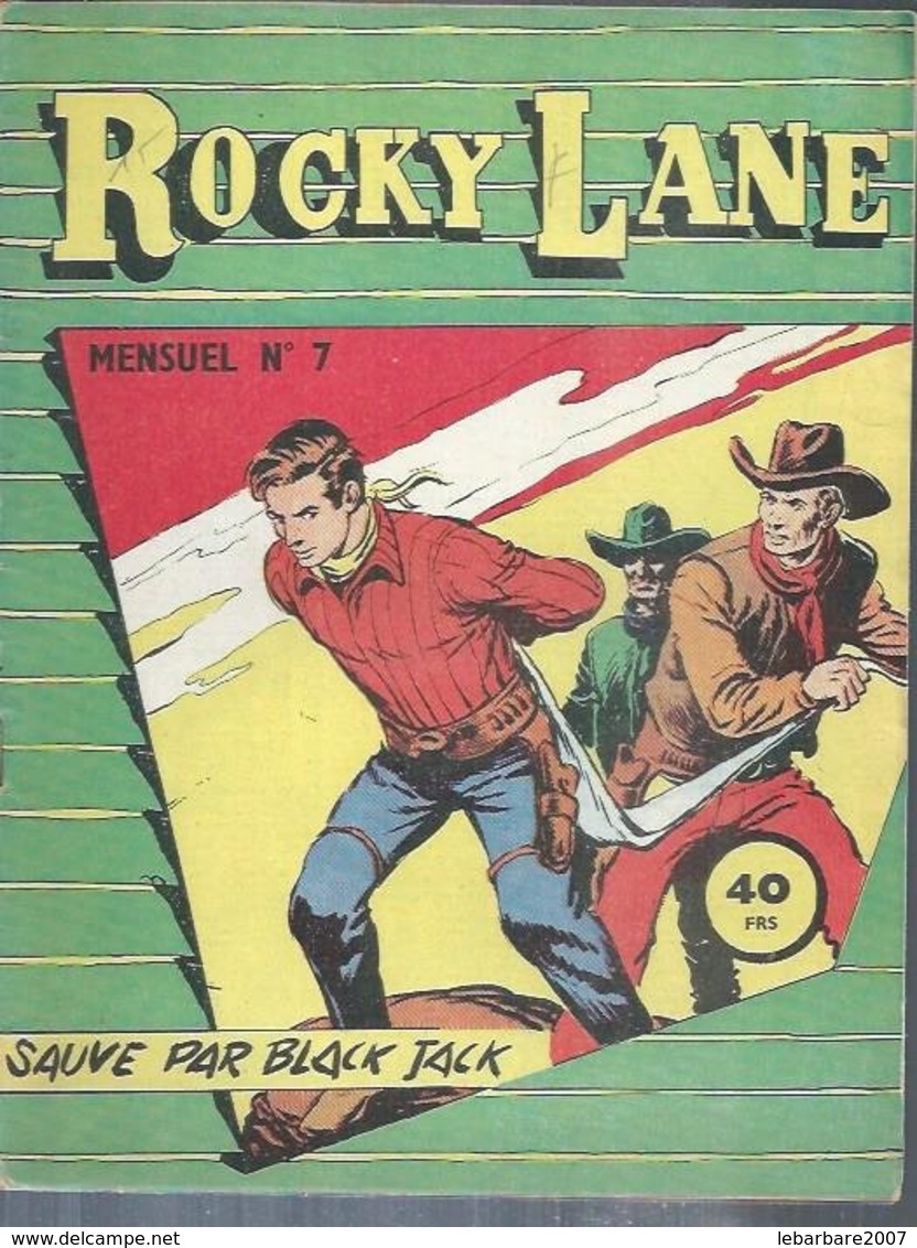 ROCKY LANE  N° 7 -   REMPARTS  1958 - Petit Format