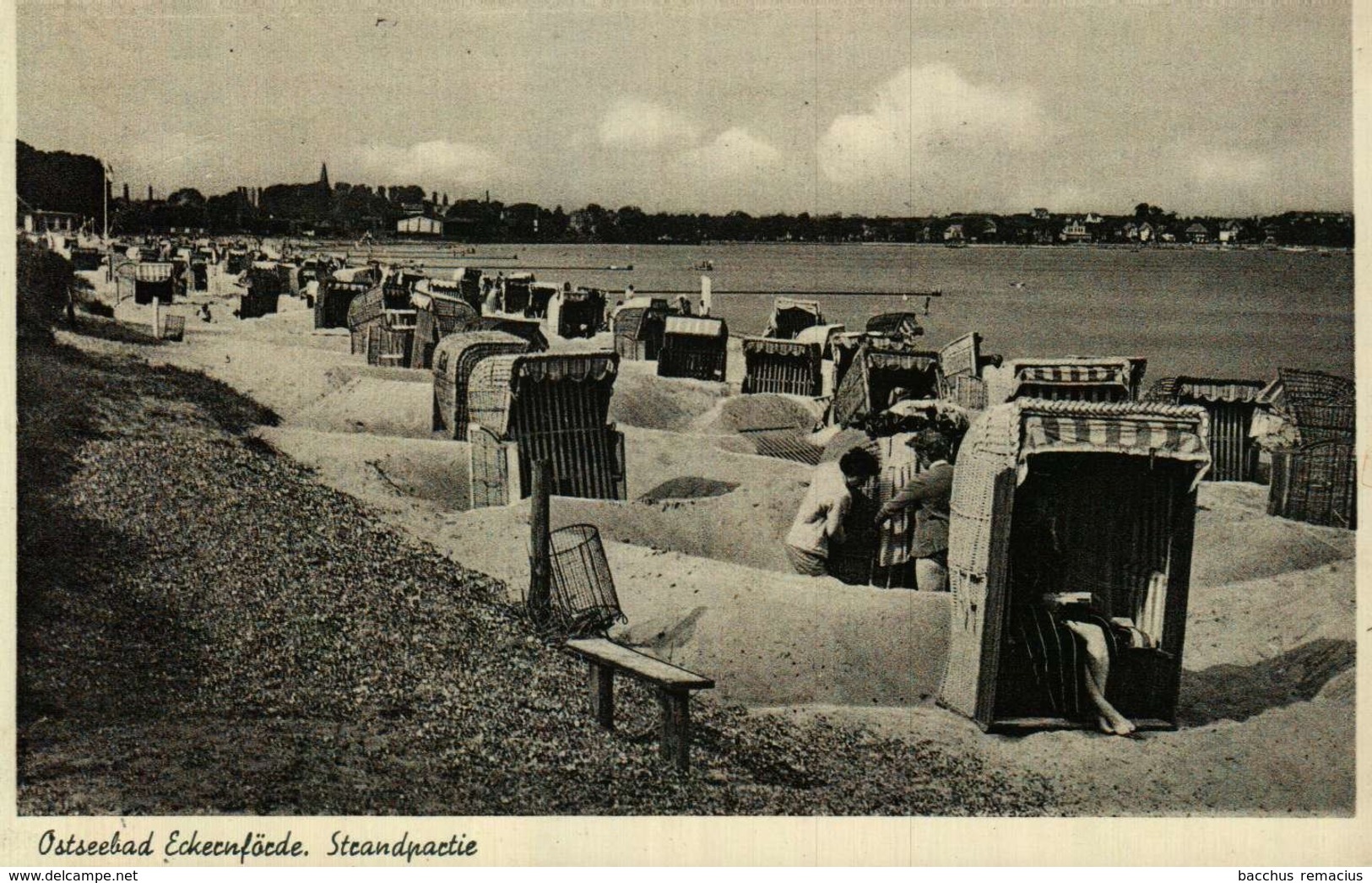 Ostseebad ECKERNFÖRDE Strandpartie - Eckernförde