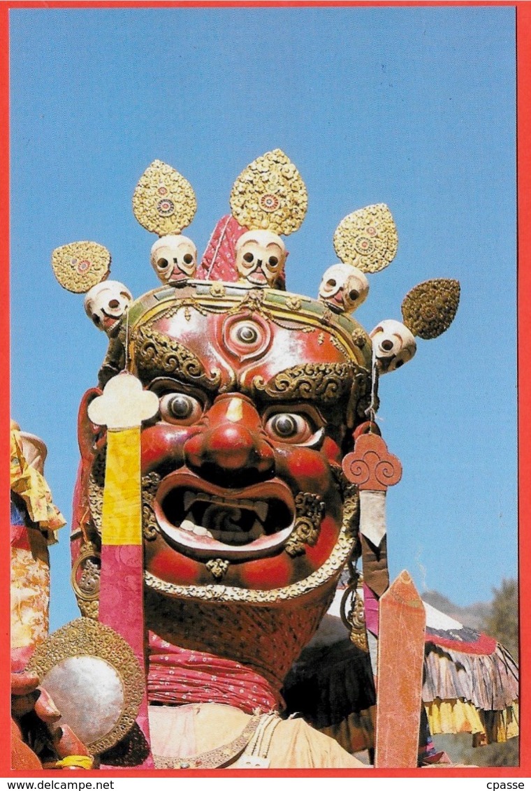 CPM Asia Bhoutan BHUTAN : Mask Of Shinje Choeki Gyelpo ...Lord Of The Death... - Bhutan