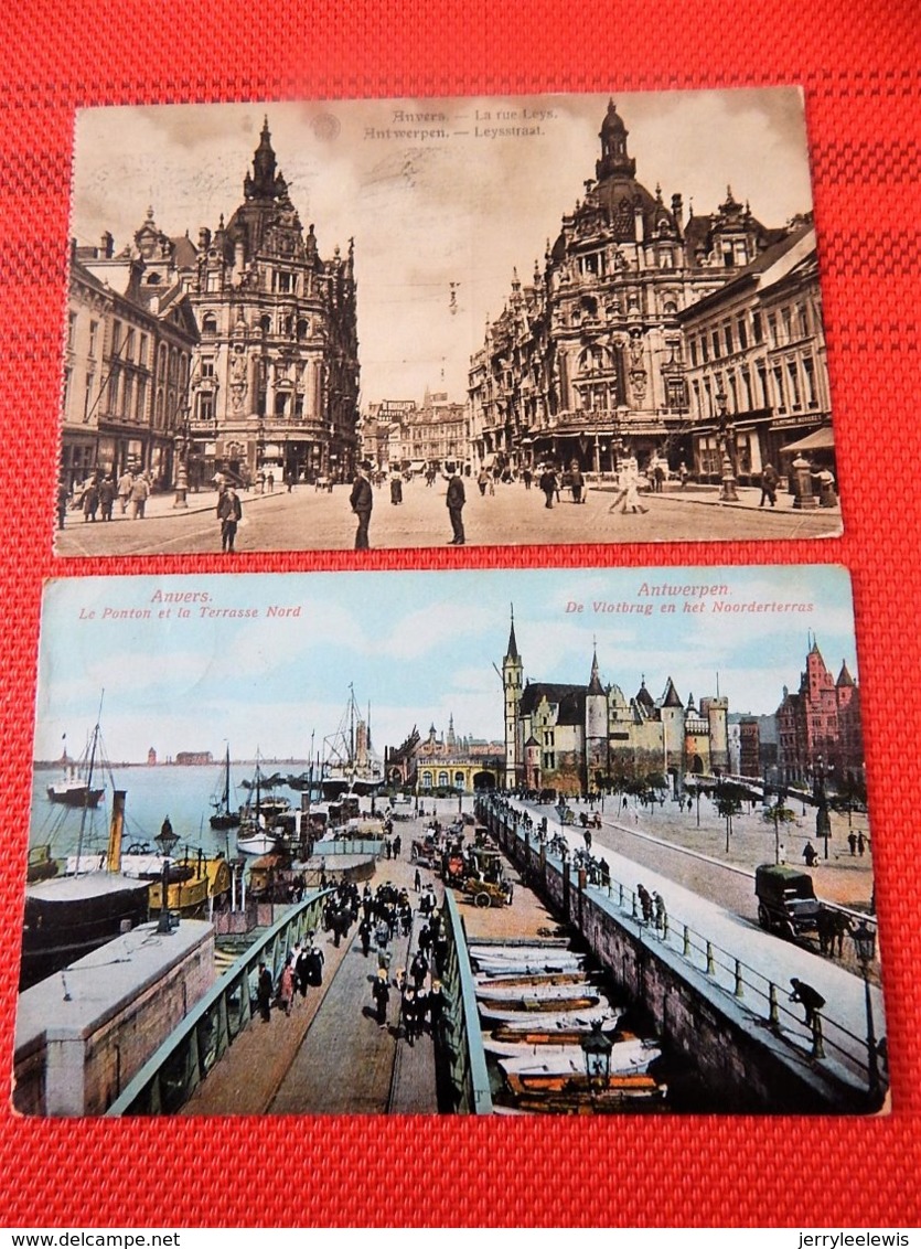 ANTWERPEN -  ANVERS  -  Lot Van 4 Kaarten - Antwerpen