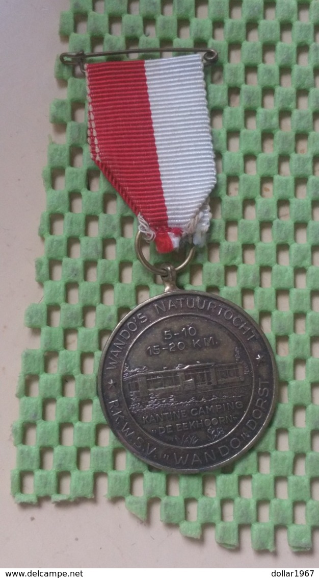 Medaille :Netherlands  - 5-10-20 Km. -R.K - W.s.v Wando'Dors Oosterhout  -   Medal - Walking Association - Andere & Zonder Classificatie