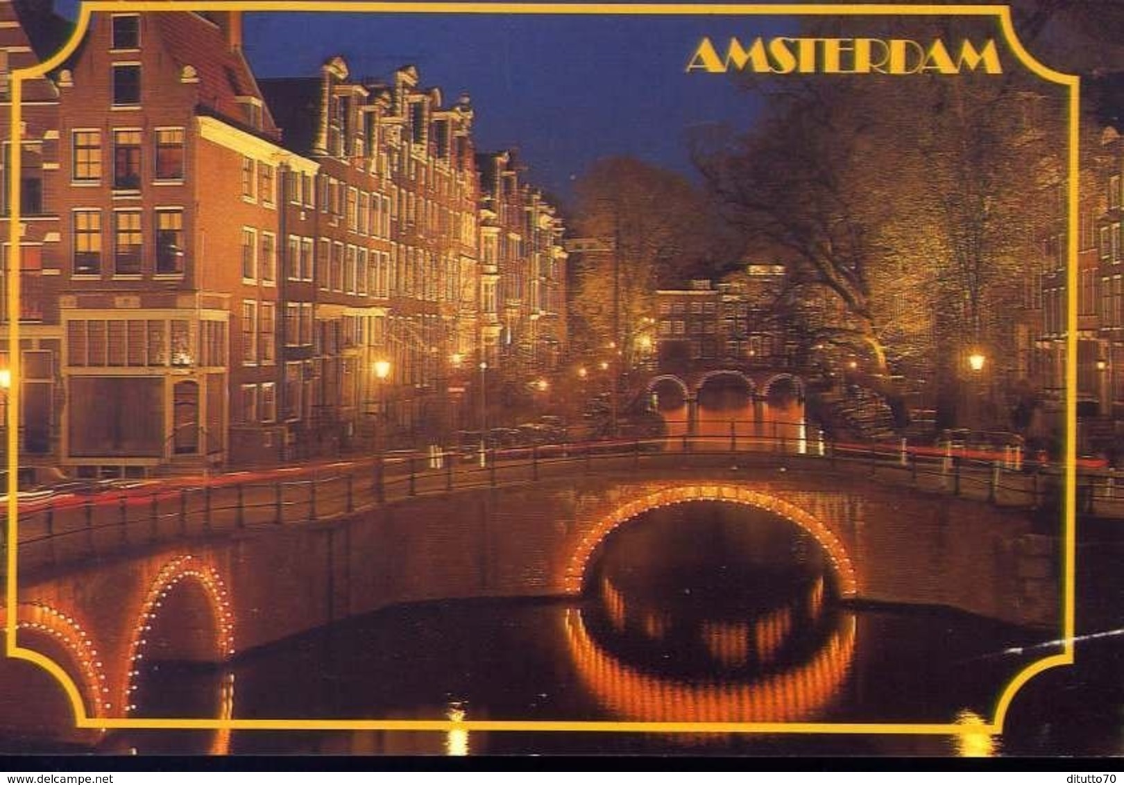 Amsterdam - Formato Grande Viaggiata Mancante Di Affrancatura – E 13 - Amsterdam