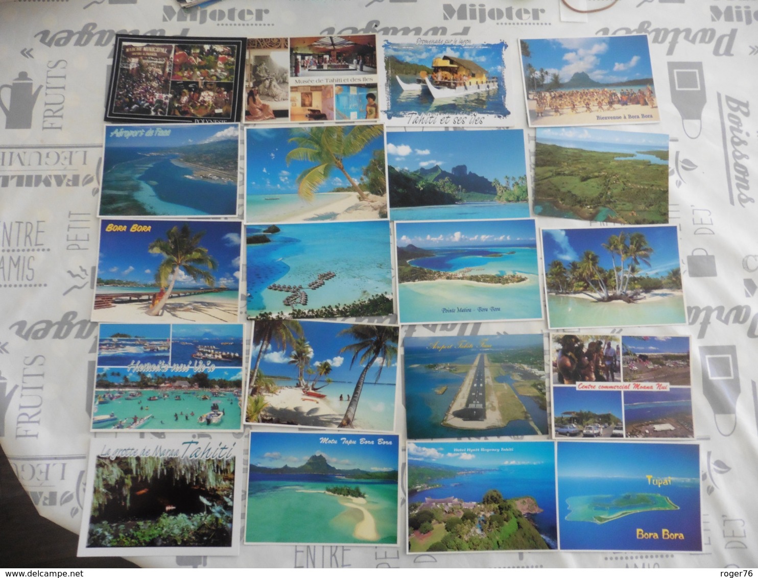 LOT  DE  838  CARTES  POSTALES  NEUVES  DE  LA  POLYNESIE - 500 Cartoline Min.