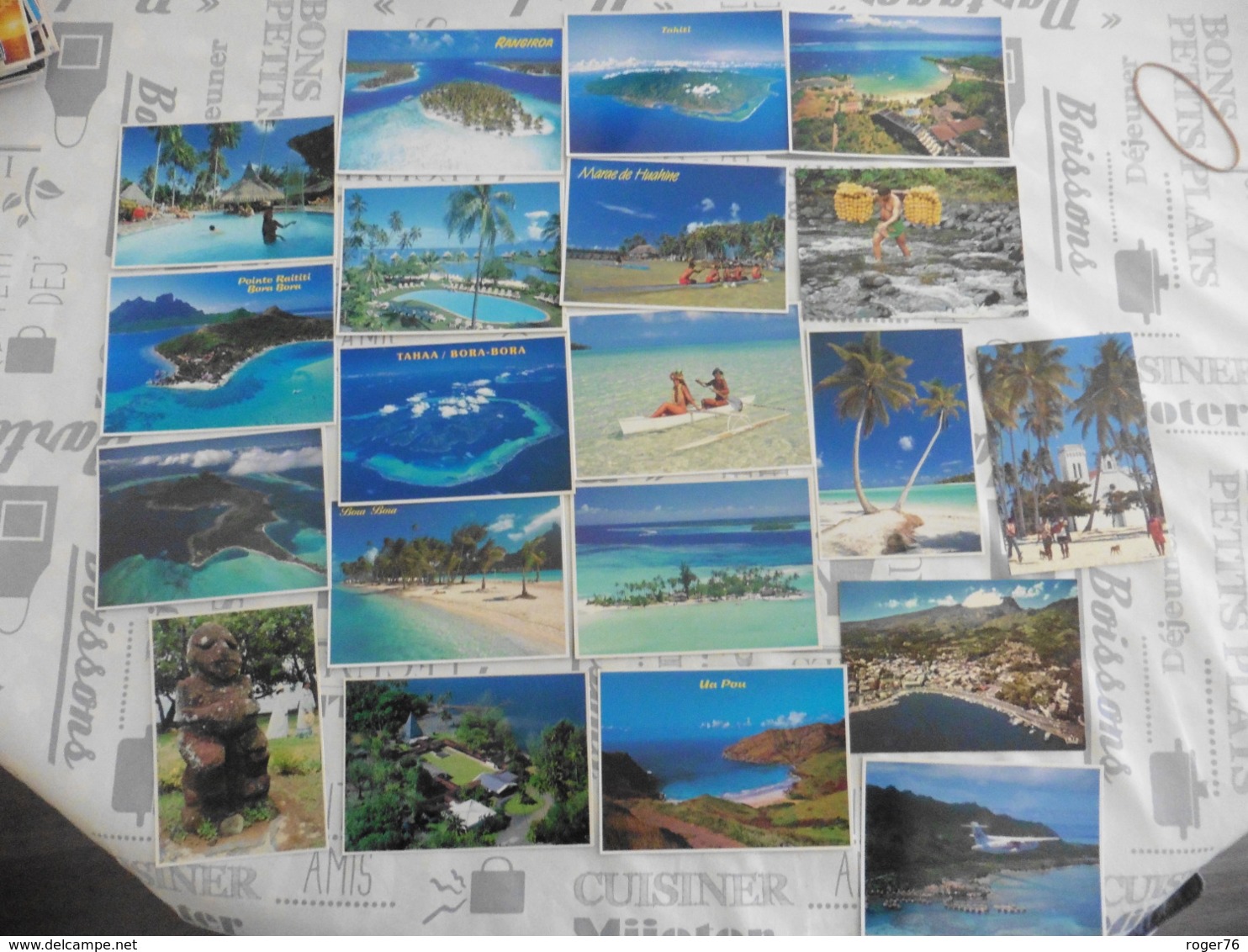 LOT  DE  838  CARTES  POSTALES  NEUVES  DE  LA  POLYNESIE - 500 Cartoline Min.