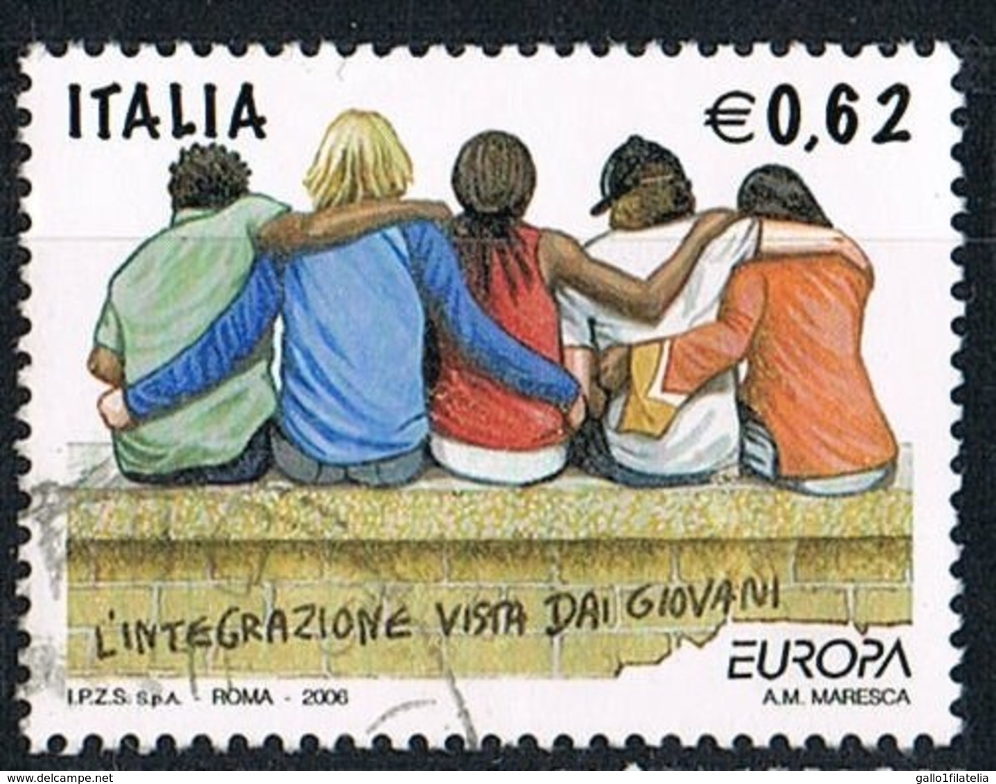 2006 - ITALIA / ITALY - EUROPA CEPT - L'INTEGRAZIONE / THE INTEGRATION. USED - 2006