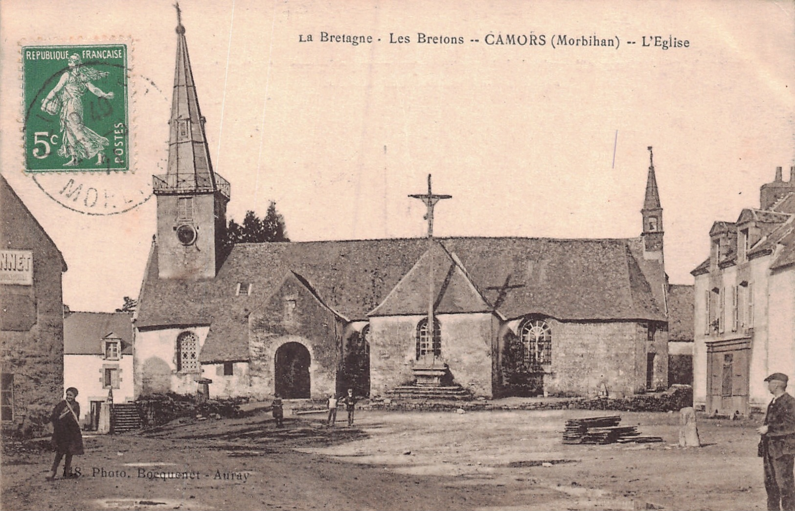 CAMORS   - L ' église , Animée -  Edts Bocquenet - Sonstige & Ohne Zuordnung