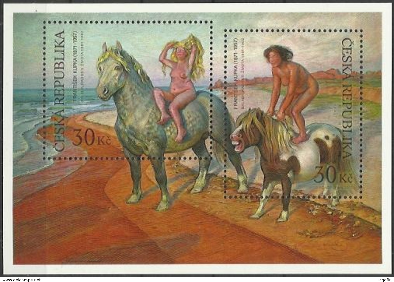 CZ 2012-748-9 PAINTING, CZECH REPUBLIK, S/S, MNH - Blocks & Kleinbögen