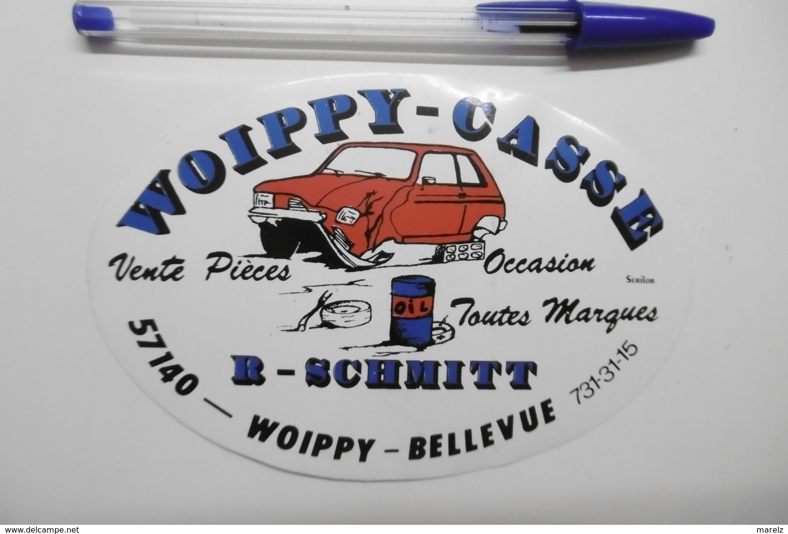 Autocollant Stickers - WOIPPY CASSE-AUTO 57 MOSELLE Casse Automobiles - Aufkleber