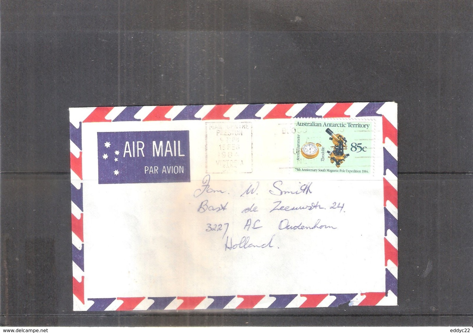 Cover From AAT To Holland 1984 (to See) - Lettres & Documents