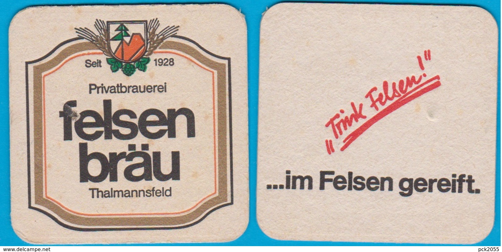 Felsenbräu Thalmannsfeld Bergen ( Bd 2758 ) - Bierdeckel