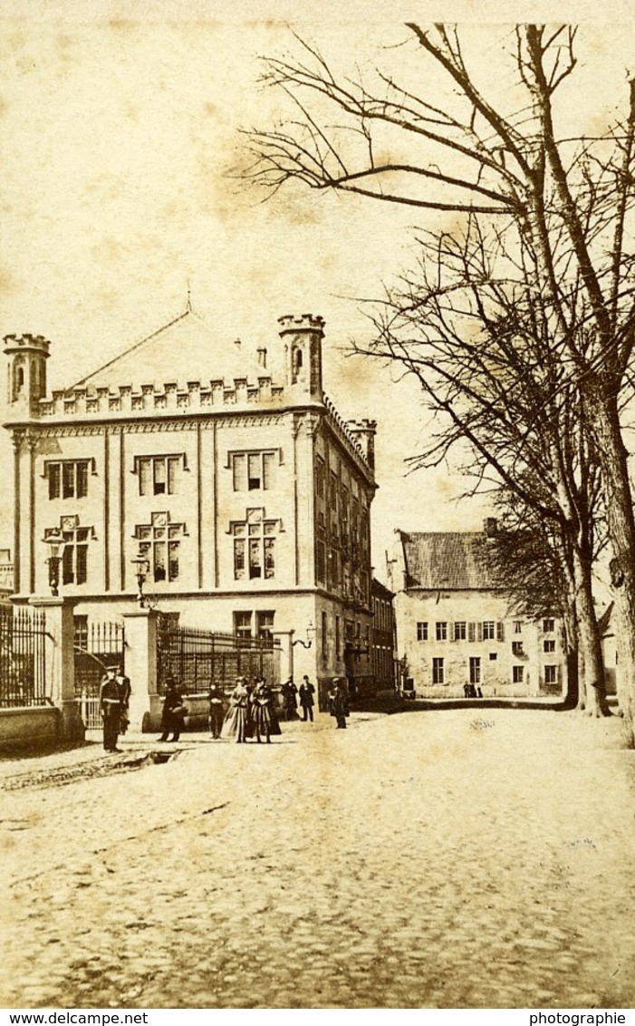 Allemagne Munster Ständehaus Ancienne Photo CDV Hundt 1870' - Oud (voor 1900)