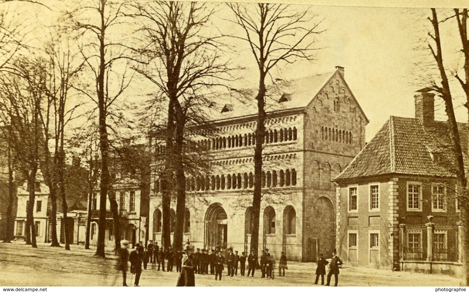 Allemagne Munster Hopital ? Unijambiste Ancienne Photo CDV Hundt 1870' - Old (before 1900)