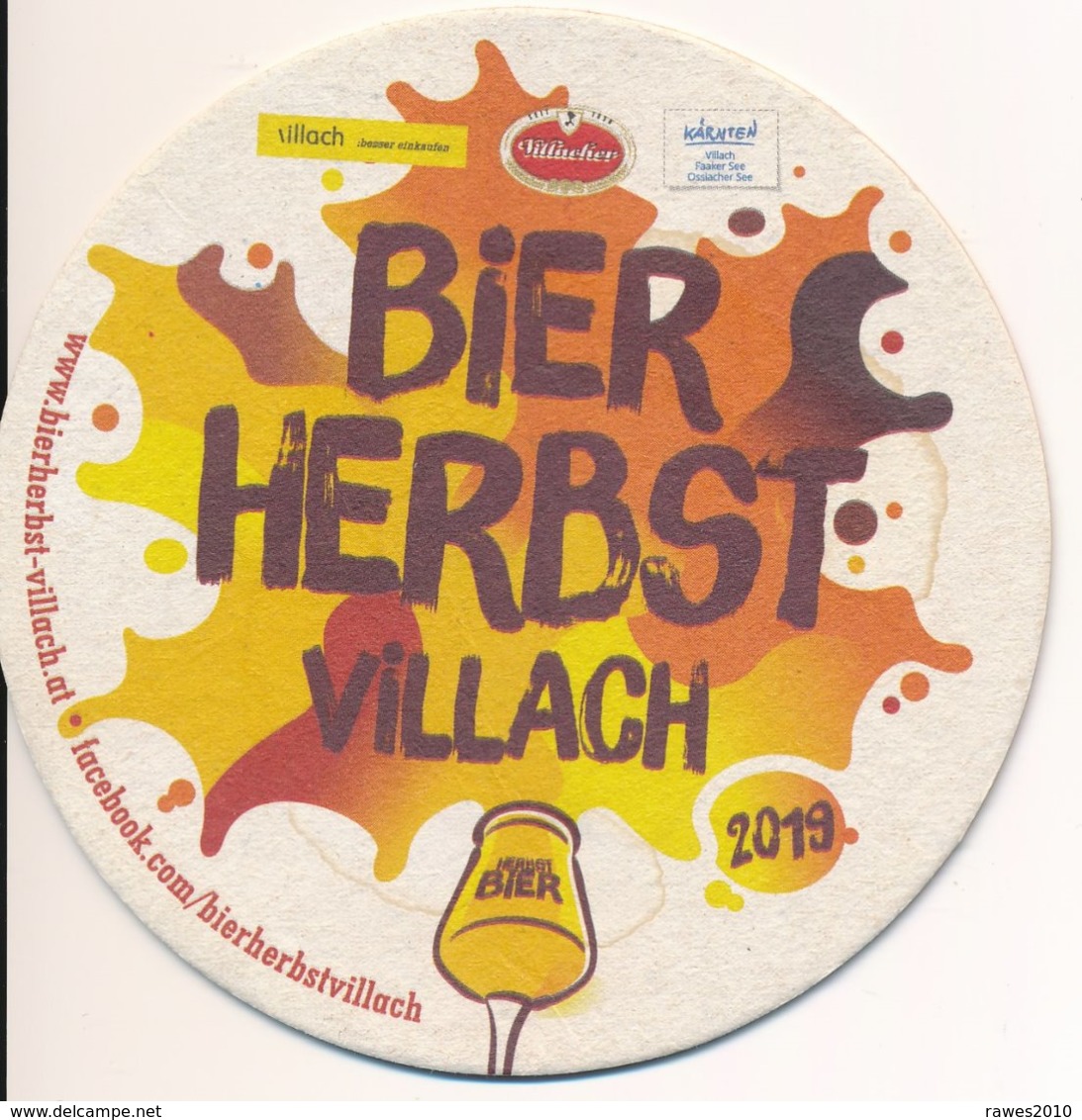 Österreich Villach Bierdeckel 2019 Bierherbst Sonderedition - Bierdeckel