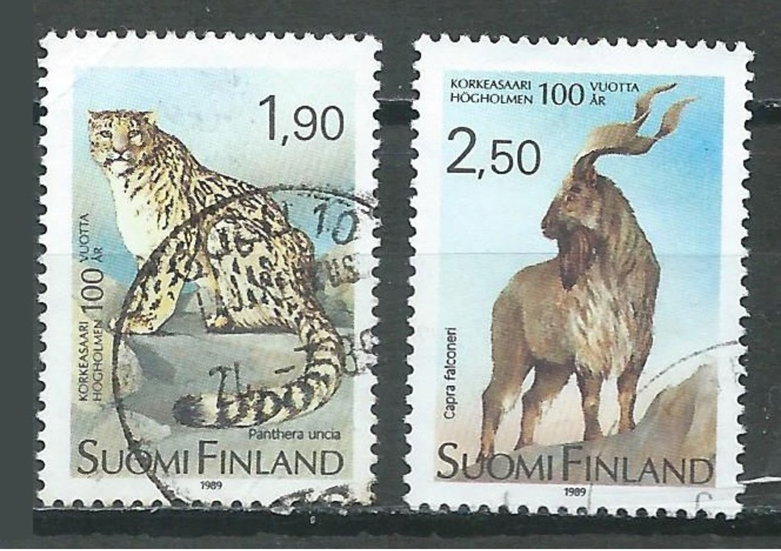 Finlande YT N°1051/1052 Zoo D'Helsinki Oblitéré ° - Oblitérés