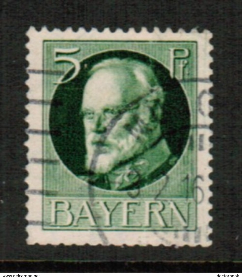 BAVARIA  Scott # 96a VF USED (Stamp Scan # 541) - Used