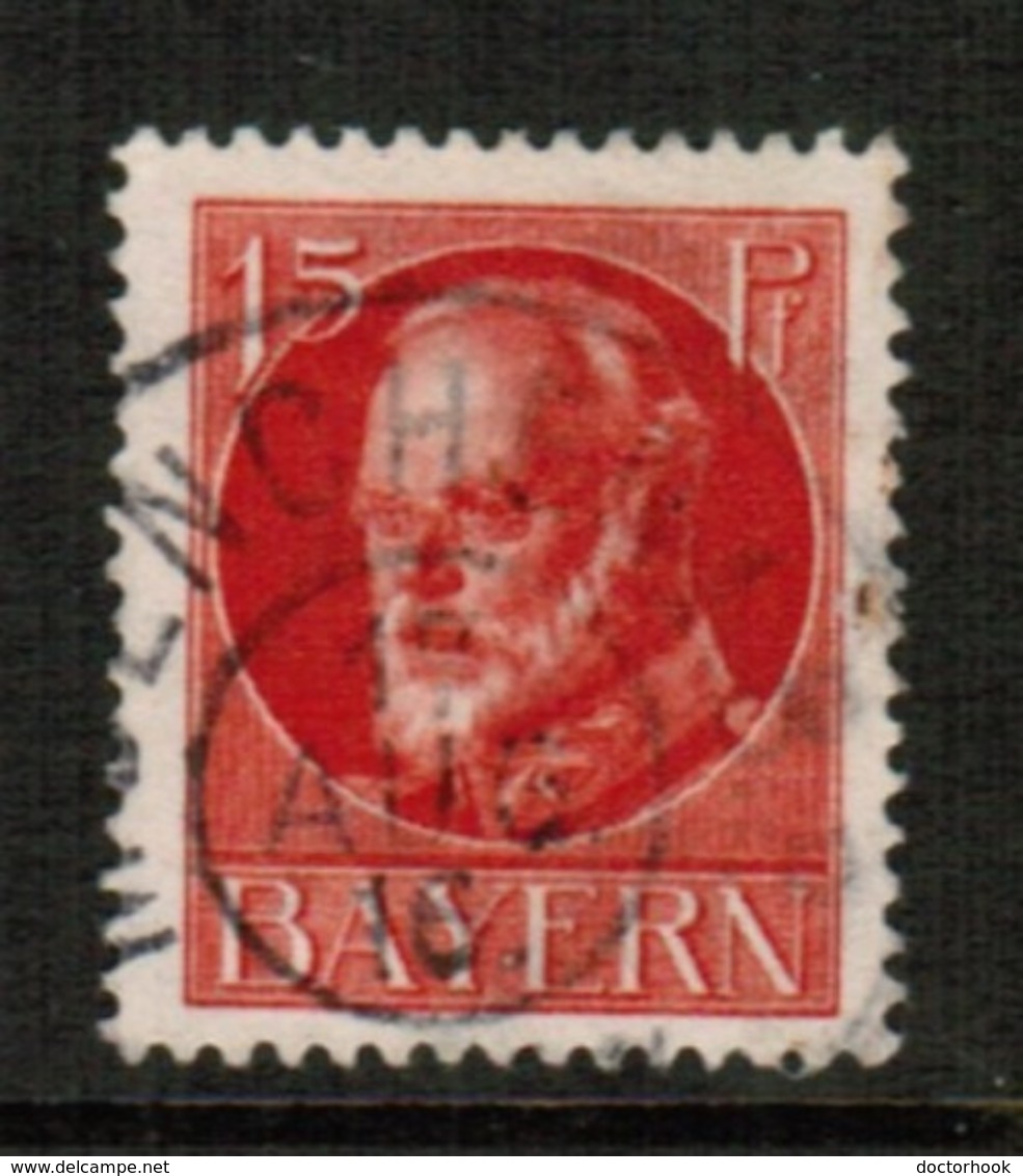 BAVARIA  Scott # 100 VF USED (Stamp Scan # 541) - Used