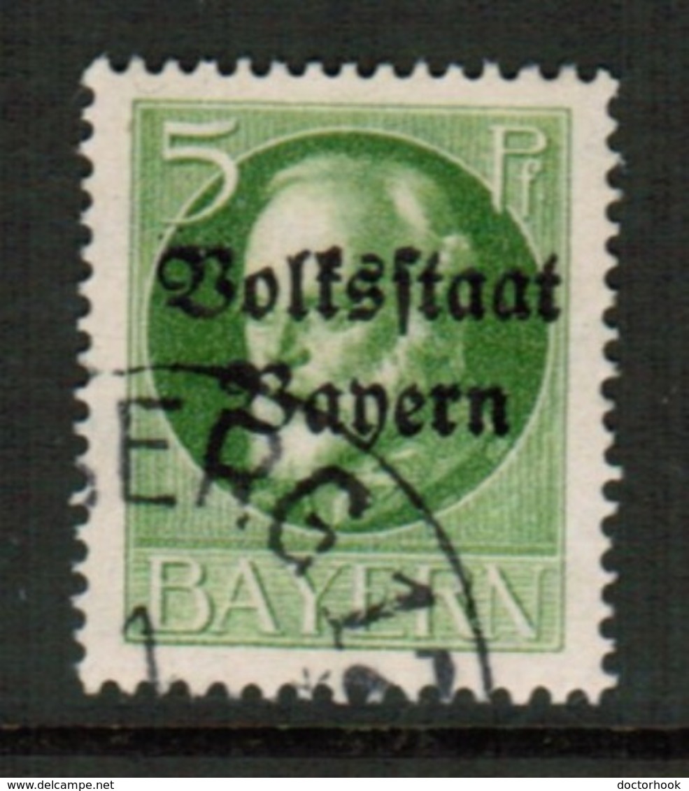 BAVARIA  Scott # 137 VF USED (Stamp Scan # 541) - Used