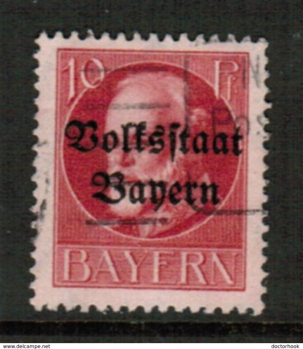BAVARIA  Scott # 139 VF USED (Stamp Scan # 541) - Used