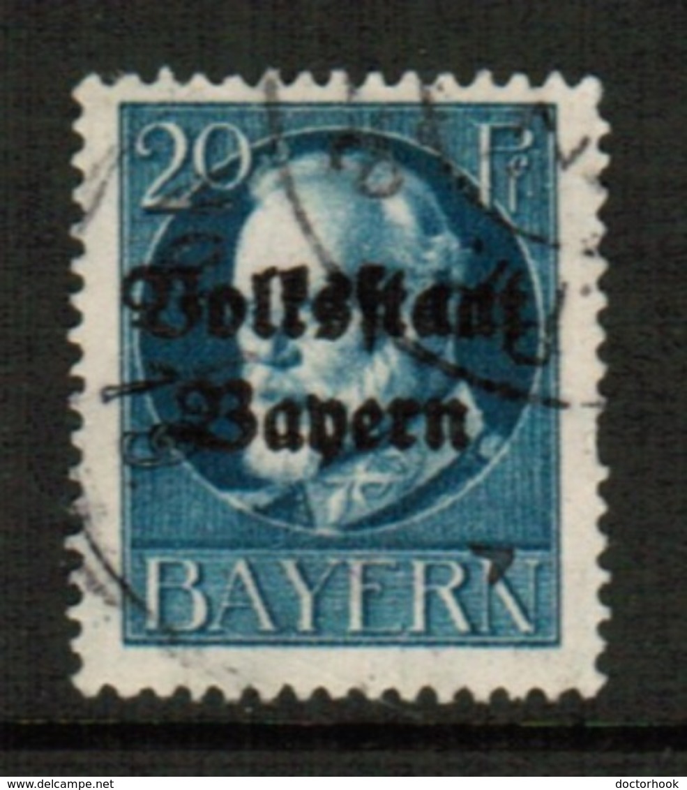 BAVARIA  Scott # 141 VF USED (Stamp Scan # 541) - Used