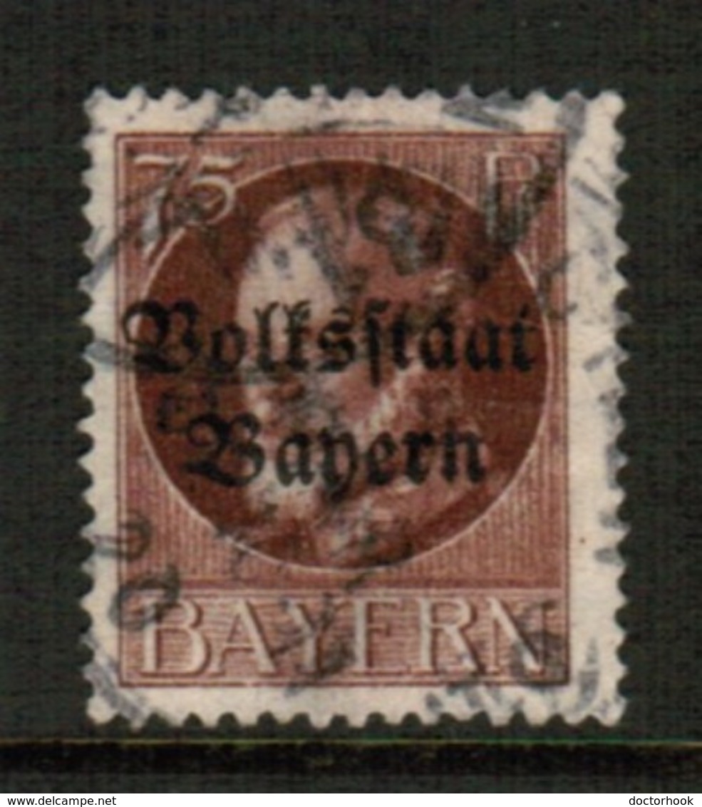 BAVARIA  Scott # 148 VF USED (Stamp Scan # 541) - Used