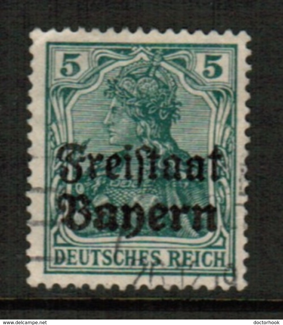 BAVARIA  Scott # 178 VF USED (Stamp Scan # 541) - Used