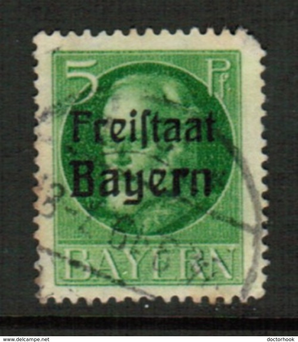 BAVARIA  Scott # 194 VF USED (Stamp Scan # 541) - Used